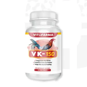COAGULANTE para GALLOS – VITAMINA VK-150 100 TABLETAS for Rooster