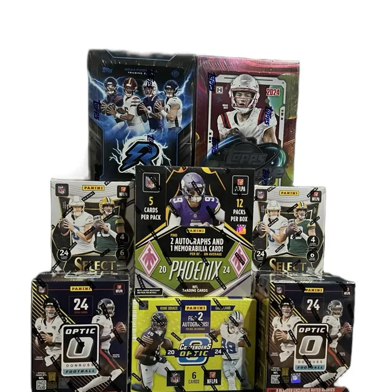 NFL PYT Football Card Break: Eight Boxes