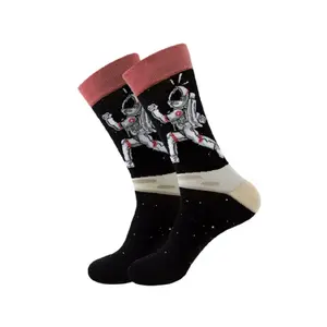 Astronaut Black Socks