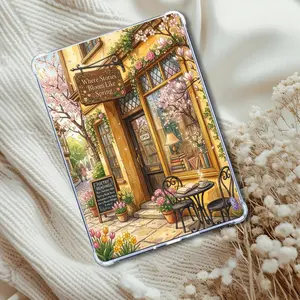 Where Stories Bloom Spring Bookstore  Insert: Kindle or eReader Decor for Book Lovers