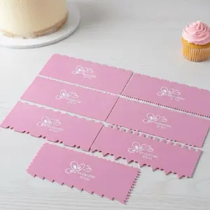 alisadoras para pastel 10” alto 7 piezas