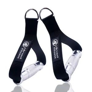 J Bryant Fitness Metal Gym Handles for Cable Machine Attachment Heavy Duty Aluminum Alloy Handle Grips Durable Workout Handles for Resistance Bands Pulley LAT Pull Down System tiktokshopspringglowup