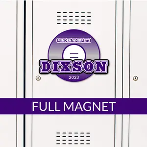 Custom Wrestling Mat Locker Magnet Full Magnet Backing for School Lockers & Metal Doors, Banquet Team Spirit Decor, Keepsake