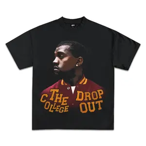 Kanye.West The College Dropout Graphic T-Shirt, Vintage Rap Tee, Oversized Streetwear Unisex Fit, Gift for Hip Hop Fans