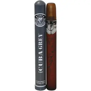 Cuba Grey Men's Eau de Toilette (EDT) Cologne - 1.17oz Masculine Woody Amber Fragrance, Long-Lasting Strong Men's Fragrance, Exotic Amber-Patchouli-Vetiver Blend, Everyday Wear, New in Can, Masculine Men's Fragrance