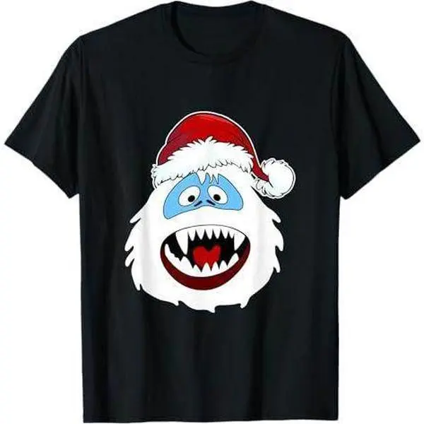 Men's Casual Christmas Yeti Graphic T-Shirt, Comfortable Short Sleeve Holiday Top, Soft 100% Cotton Clothes for Fitness
