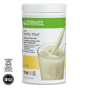 Herbalife Formula 1 Healthy Meal Nutritional Shake Mix Piña Colada 750g Gluten Free Daily Nutrition Wellness Routine with Essential Vitamins & Minerals Protein Blend from Soy and Dairy Sources - Flavor - Taffy, Beverage