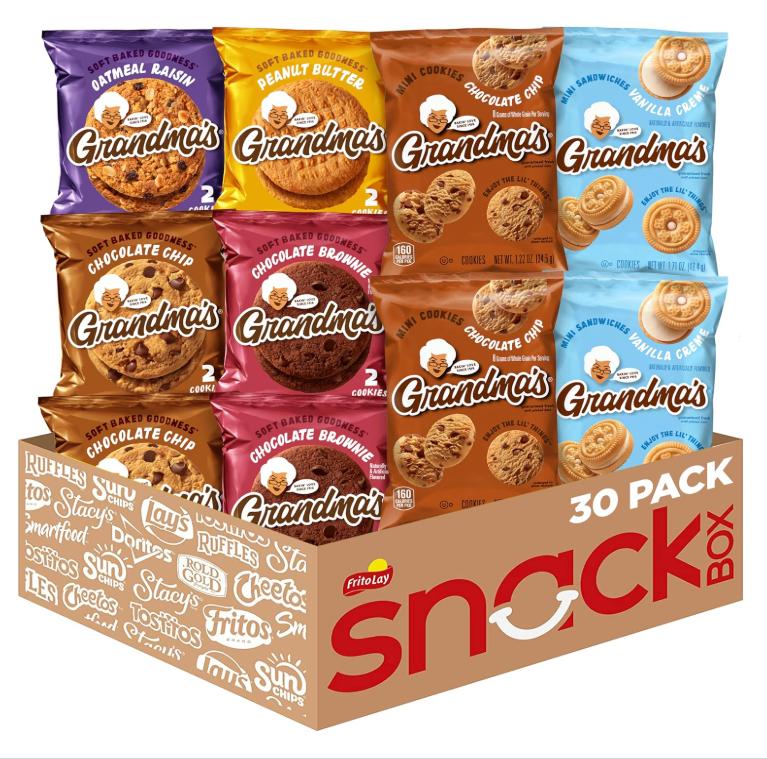 Grandma's Cookies, Variety Pack, (Pack of 30)