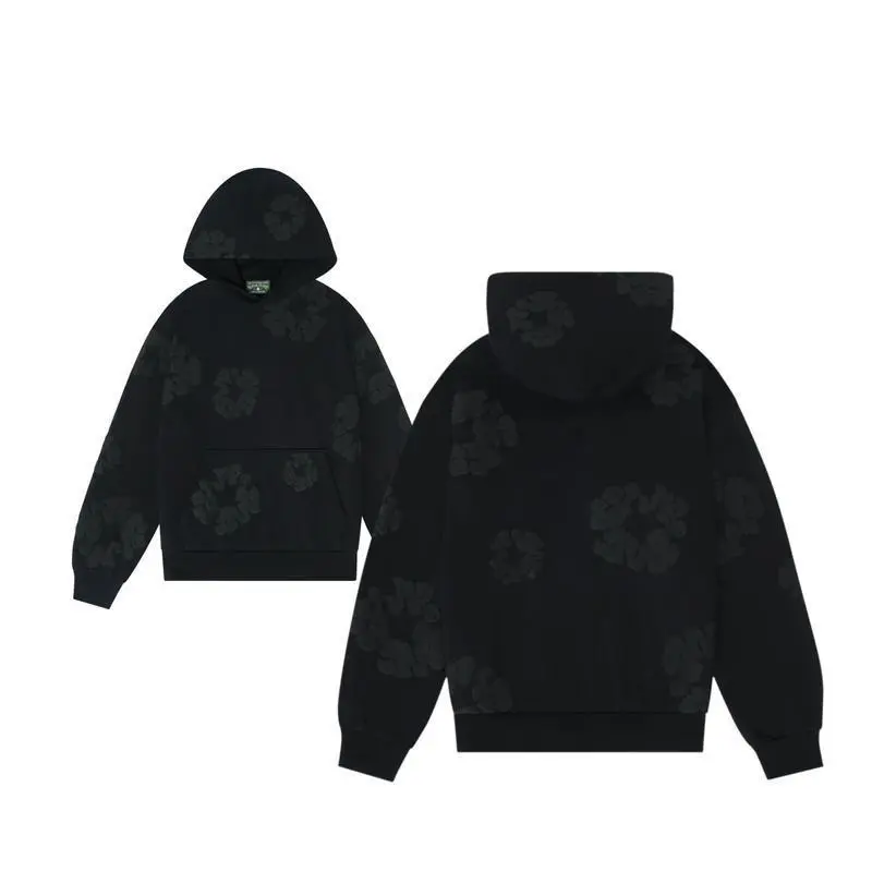 Mono Cotton Wreath Hoodie Black, Denim Inspired Long Sleeve Outfit, Cosplay Children Clothing Ideal for outdoor sports like hiking, running, and cycling Great for lounging at home or casual outings trendy spring outfit Mono Cotton Wreath Hoodie Black, Denim Inspired Long Sleeve Outfit, Cosplay Children Clothing Ideal for outdoor sports like hiking, running, and cycling Great for lounging at home or casual outings trendy spring outfit