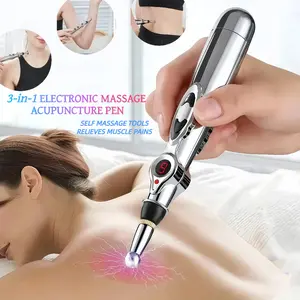Electronic Acupuncture Pen Relief Pain Massage Point Meridian Energy Meridian Acupuncture Acup Material Without Battery