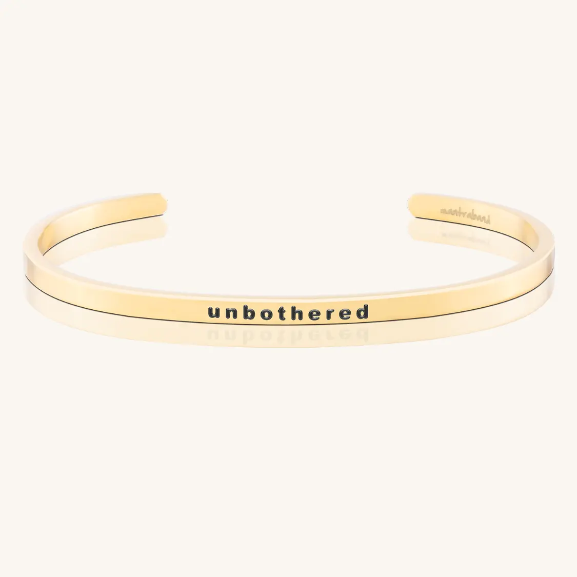 unbothered - baddieband adjustable Mantra bracelet