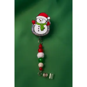 Christmas badge reel