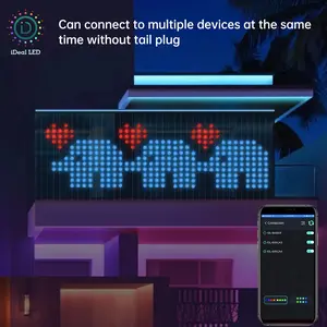 iDeal LED RGB LED Intelligent Curtain Light with Energy Efficient Features for Modern Homes Vibrant Colors Eco-Friendly Design