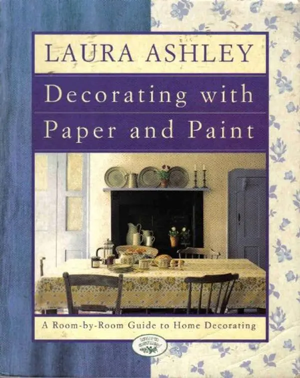 USED Book - Laura Ashley Decorating With Paper And Paint: A Room-by-Room Guide to Home Decorating by Barty Phillips (Paperback) - english