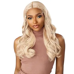 Sensationnel Shear Muse Gold Krush Glueless Wide 5" Deep Pre-Plucked HD Lace Front Wig - VELISHA