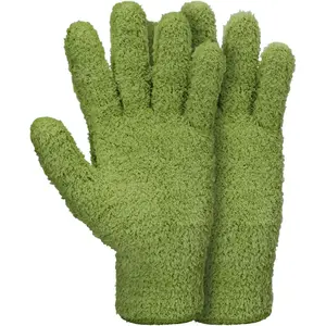 Microfiber Gloves for  Dusting Cleaning,  Washable Cleaning Gloves Mittens House  Blinds Dusting