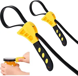 Best Strap Wrench Oil Filter Wrench - Universal Adjustable Strap Wrench for Oil Filters, Pipes, Jars & Bottles