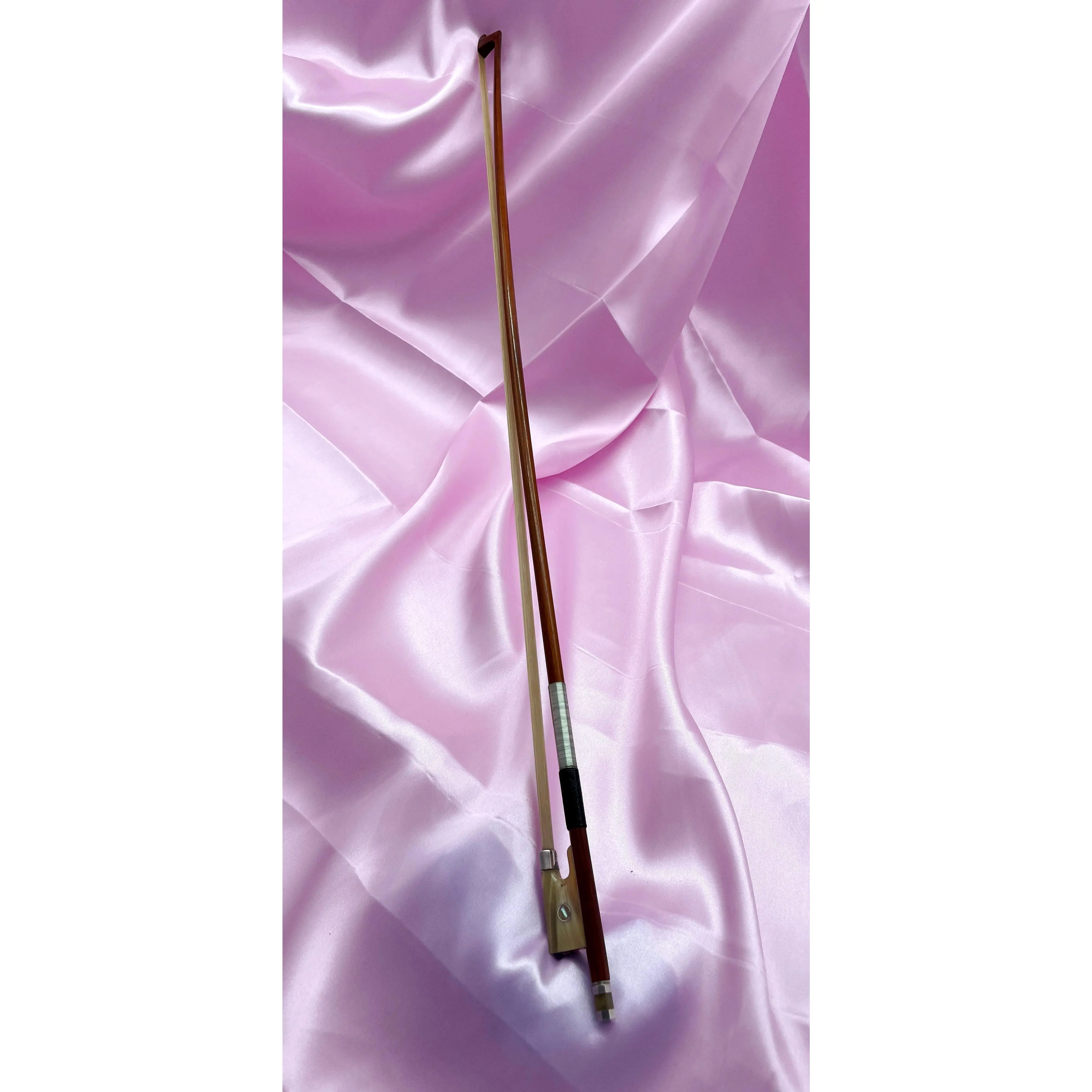 Fine Italian Violin Bow with White Horn Frog – Concert-Ready, Professionally Set Up