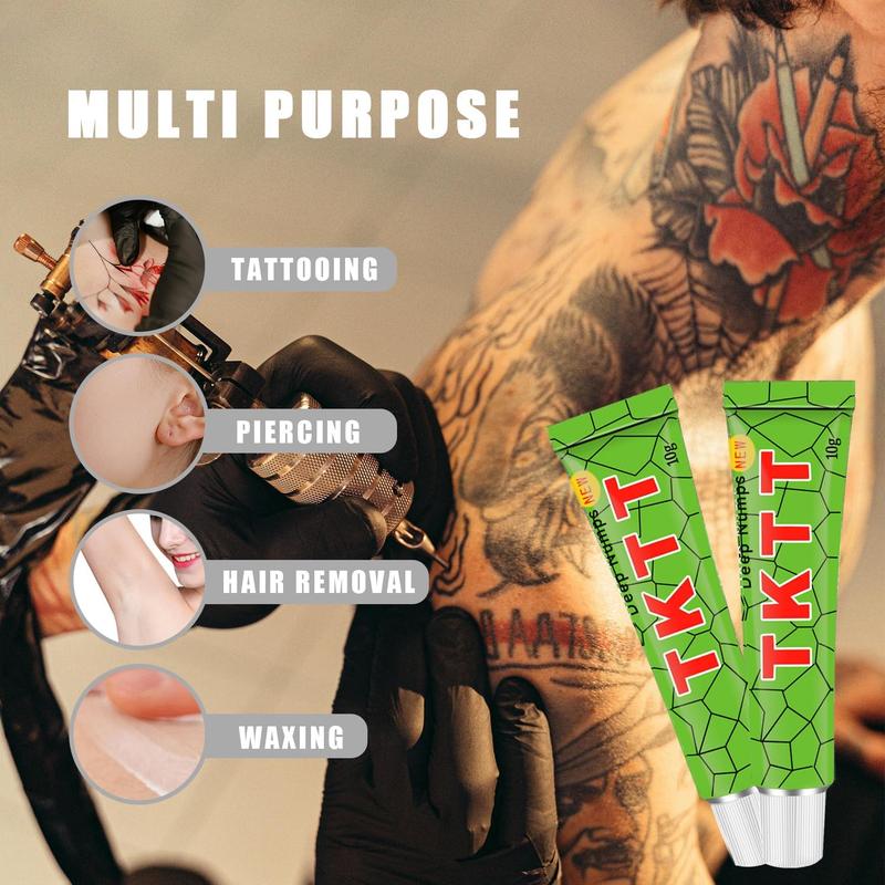 T-K-T-X Painless Tattoo Cream - Maximum Strength - Natural Ingredients Extra Strength Tattoo For 6-8 Hours