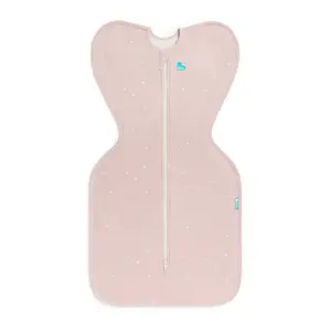 Love to Dream Baby Girl Swaddle Up Sleep Sack - Cotton 1.0 TOG Cap Sleeve Wrap - Pink Twinkle - S Love to Dream Baby Girl Swaddle Up Sleep Sack - Cotton 1.0 TOG Cap Sleeve Wrap - Pink Twinkle - S