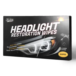 Toretark Pro Headlight Restoration Kit - All-in-1 Portable Solution to Fix Yellow & Foggy Headlights