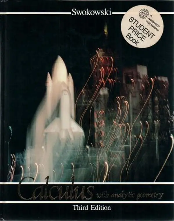 Used Calculus With Analytic Geometry Hardcover Book by Swokowski - English, Direct Calculus Text, Includes Examples and Exercises, Hard Cover