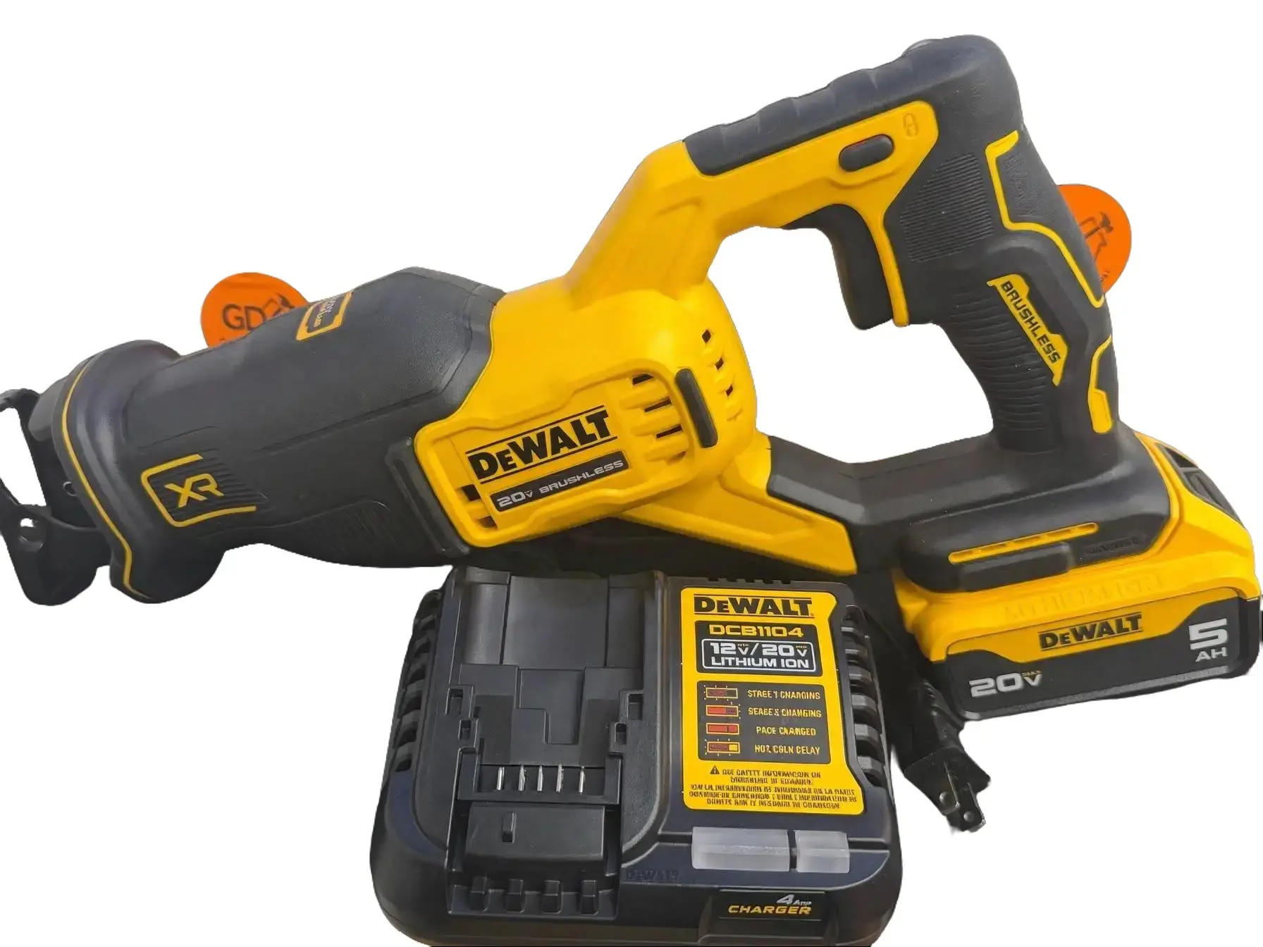 DeWalt DC81104 18V-20V 5Ah XR Lithium Ion Battery & Charger Set, Cordless Power Tool Accessories