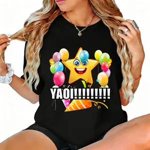 Pastel Yaoi T-shirt with Soft Girl Aesthetic Kawaii Charm and Drama - Graphic Crew Neck Short Sleeve T-Shirt for All Seasons Streetwear Casual Made In USA For Women For Men [180G 100% cotton, lightweight and breathable, soft and comfortable]