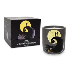 Disney The Nightmare Before Christmas 7-Ounce Scented Candle In Concrete Jar