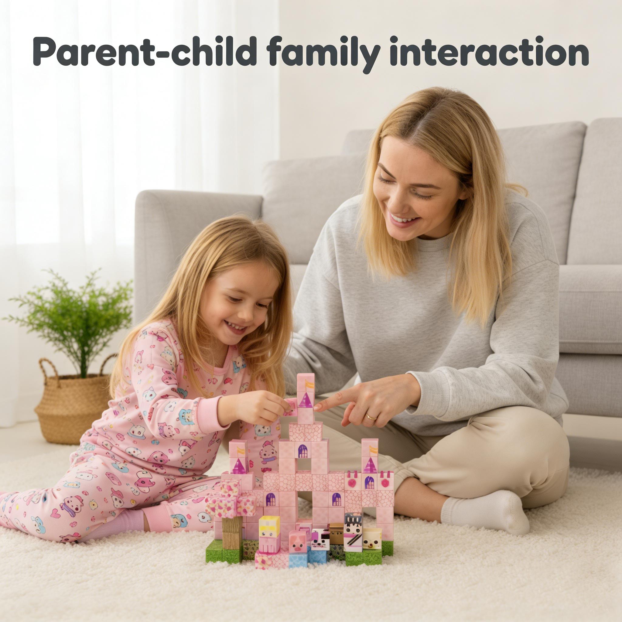 Magnetic Blocks 100PCS Magnetic Building Tiles Set, stable & easy to assemble. Fun educational STEM Montessori sensory toys for kids. Ideal birthday gifts for boys & girls, also perfect boyfriend gifts, outdoor fun series, family interactive play toys.