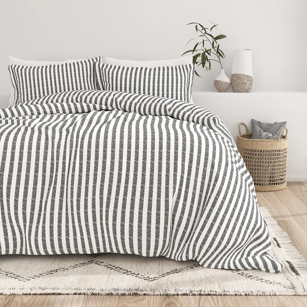Rugged Stripes Pattern 3-Piece Duvet Cover Set Rugged Stripes Pattern 3-Piece Duvet Cover Set