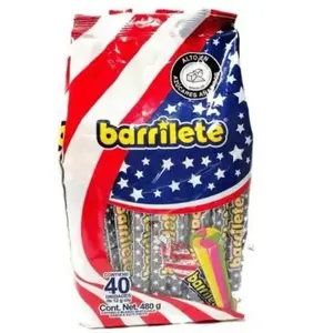 Barrilete Candy 40ct - Patriotic Design, 480g Bag of Confectionery Treats