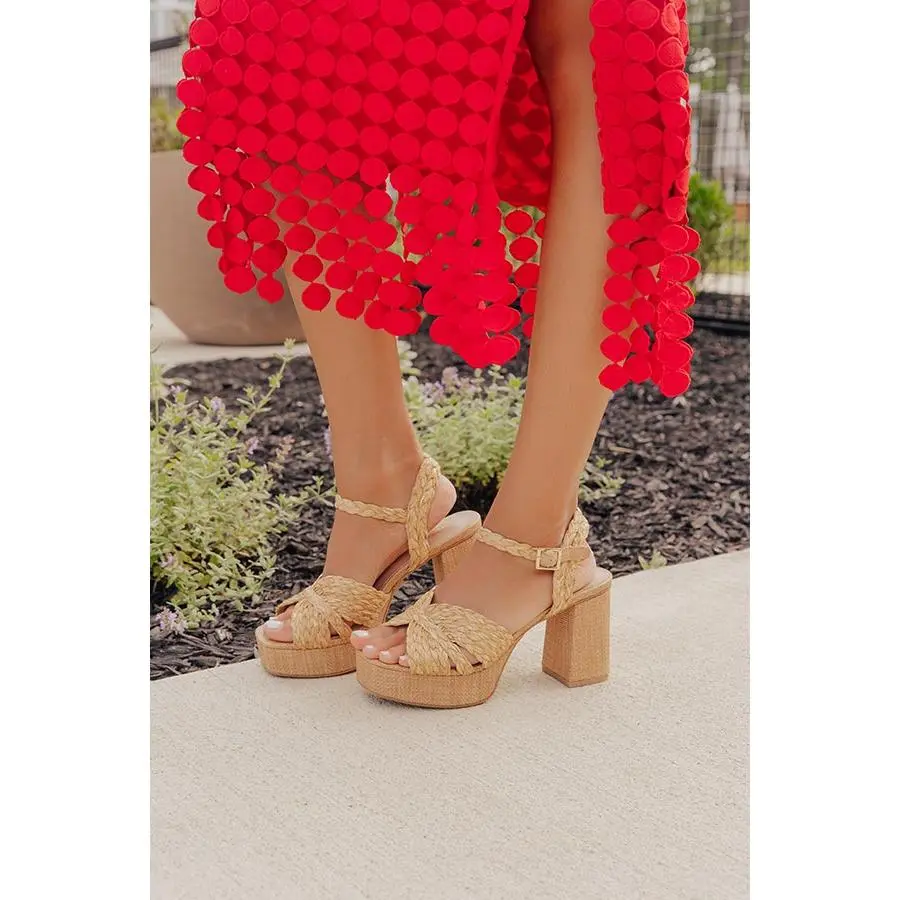The Anayeli Raffia Heel