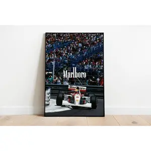 Vintage F1 Marlboro Poster | Vintage F1