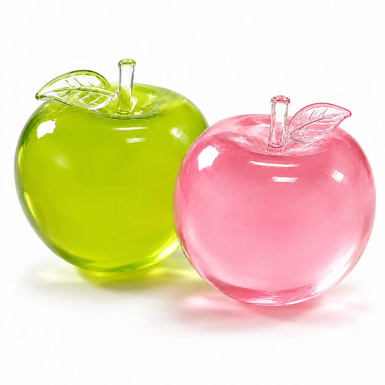 2 Pack Apple Squeeze Toys, Slow Rising Sensory Fidget Toy, Soft Stretchy Stress Relief Toy for Kids & Adults, Fun Desk Toy Gift for Party Favors