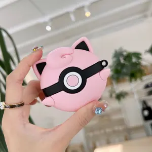 1 Jigglypuff headphone case,Cute wireless Bluetooth earphone case, drop resistant, durable and stylish accessory, suitable for AirPods pro3/1/2/3/4/pro/pro2(Different models may have different shapes)