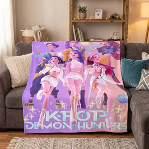 Countdown Sale! K-POP Blanket Dreamy Purple Pink Anime Suitable for both children and adults It is an excellent gift for children, family and friends