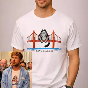 Ryan Gosling Cat Shirt, Golden Gate Bridge Cat, Hail Mary, Project, Ryland Grace Cat Shirt