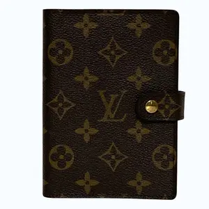 Pre-owned Louis Vuitton Canvas Small Leather Goods Agenda PM Monogram Notebook Cover
