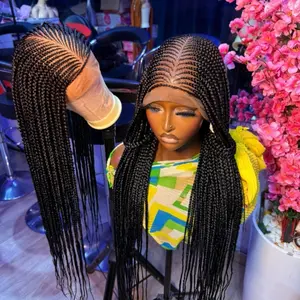 Jessbeline  Braided Wig with full lace middle part