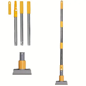 1Set Mop Rod, Thickened Aluminum Rod Replacement Mop Rod Clamp Cleaning Tool Mop Accessories