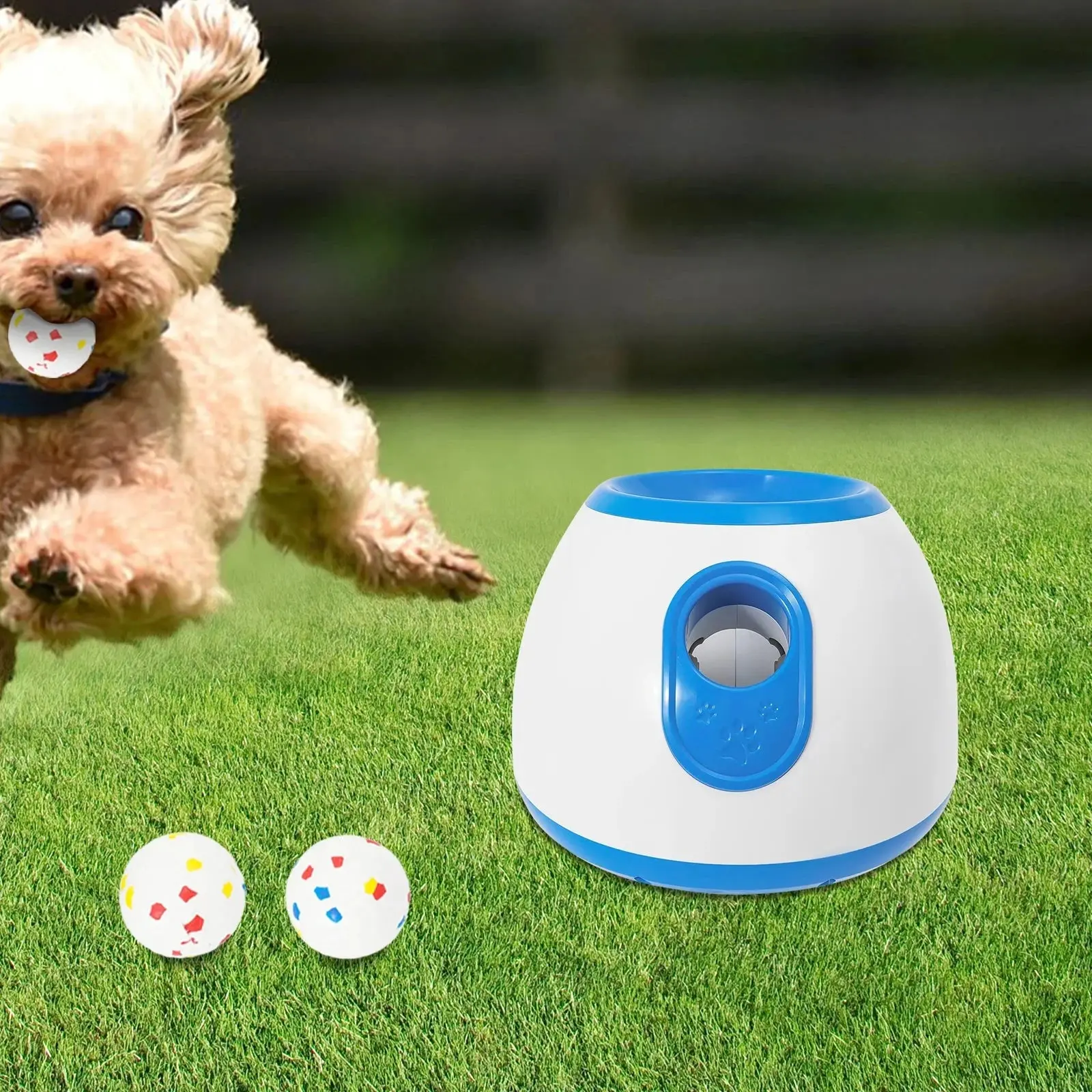 Automatic Dog Ball Launcher – 10–30ft Adjustable