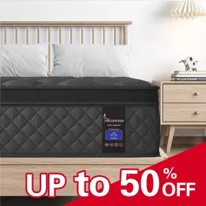 Twin Full Queen King Mattress, 10/12/14 Inch Hybrid Mattress with Gel Memory Foam and Individually Pocket Spring Euro Top Mattresses Medium Firm for Motion Isolation, Edge Support