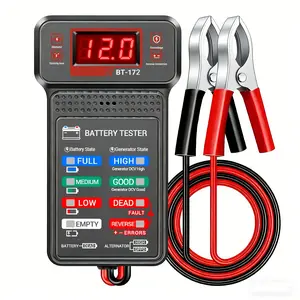 Bt172 All-In-One Smart Car Battery Tester, One-Click Health Analysis, Life Capacity Detection, Intuitive Display, Wide Compatibility