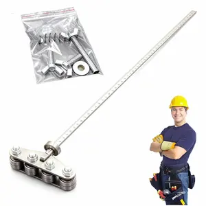 Positioning Calipers for Precise Measurements & Easy Wood Cutting, Stainless Steel Precision Cutting Guide, Adjustable Precision Caliper Guide Furniture Making (Upgraded 8+1,60cm/24in)