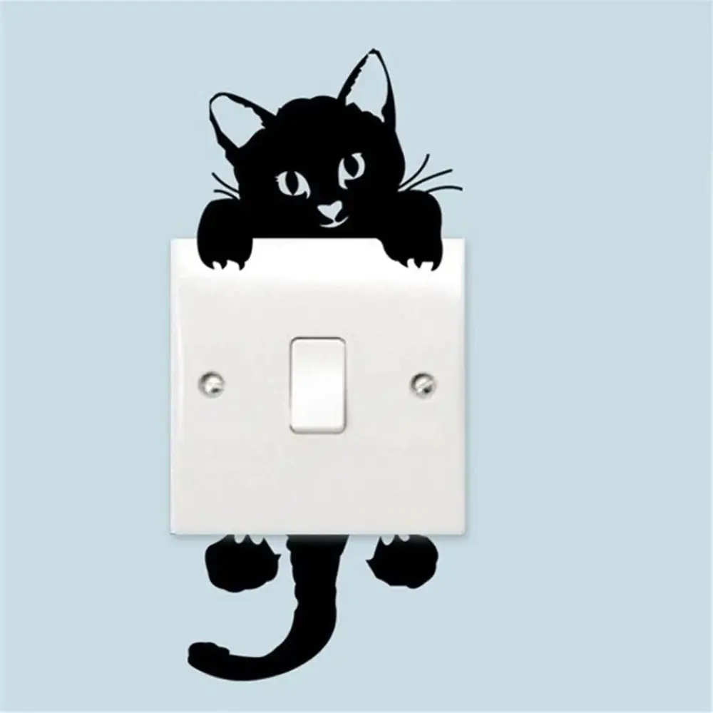 Charming Cat Light Switch Decals