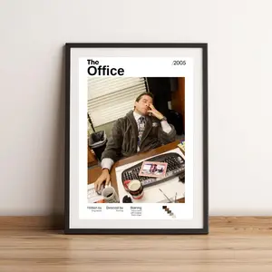 The Office Movie Poster, Printed TV Series Artwork, Fun Wall Art for Fans of The Office Decor Decoration