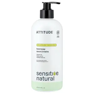 ATTITUDE Sensitive Natural, Hand Soap, Fresh Apple, 16 fl oz (473 ml)