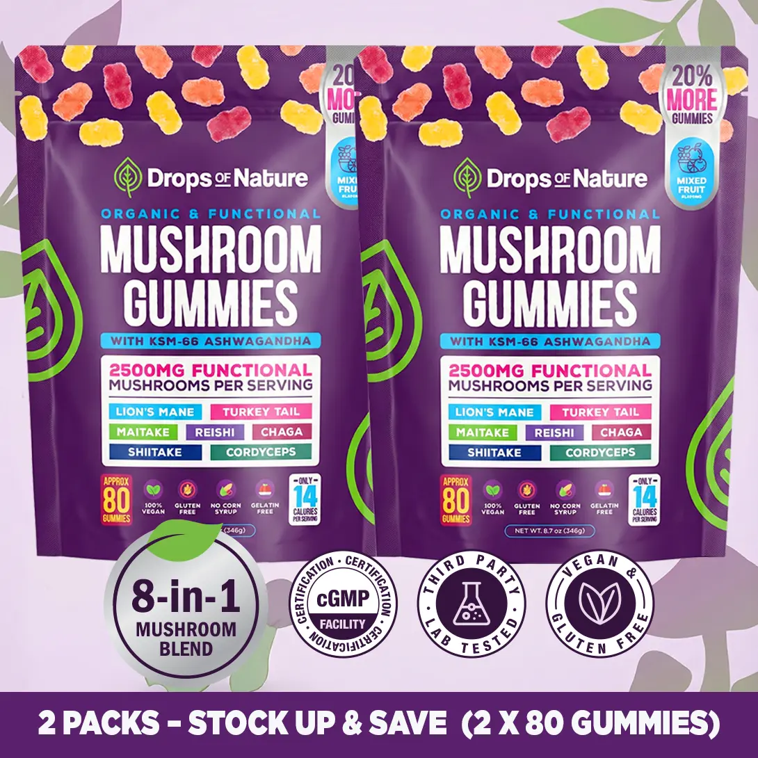 2 Packs – Stock Up & Save (2 x 80 Gummies)