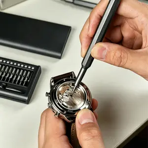 63-in-1 Professional Fine Repair Tool Kit with Precision Screwdrivers for Watch, Eyeglasses, Mini Electronics